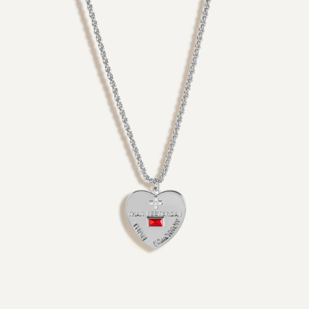 "More Than Yesterday Less Than Tomorrow" Necklace