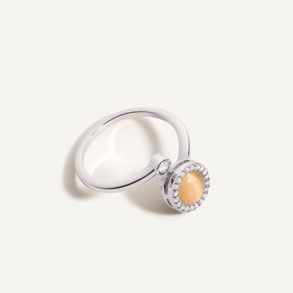 Moonstone Meditation Ring