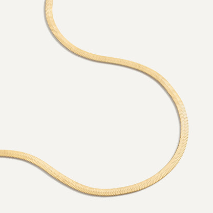 Odette Herringbone Chain Necklace