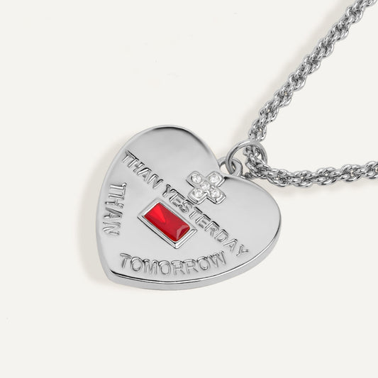 "More Than Yesterday Less Than Tomorrow" Necklace