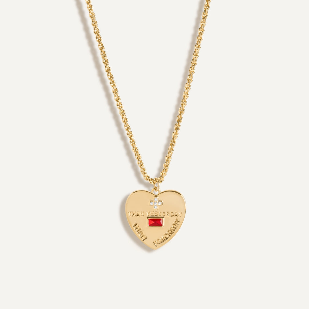 "More Than Yesterday Less Than Tomorrow" Necklace